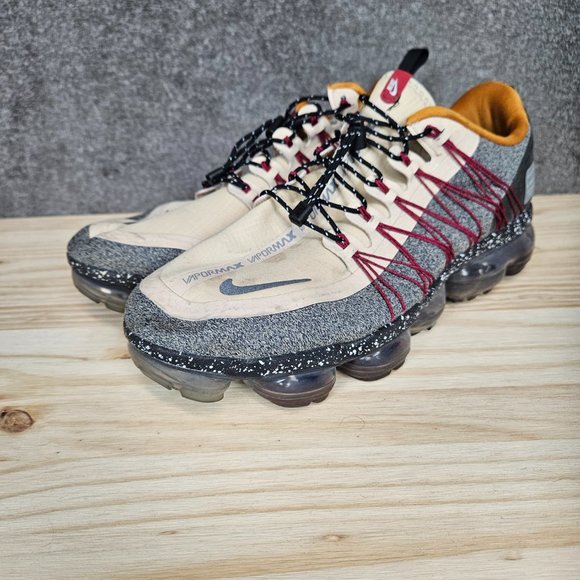 Nike Air Vapormax Run Utility Men's Sz 10.5 Desert Ore Reflect Silver AQ… - Picture 7 of 16